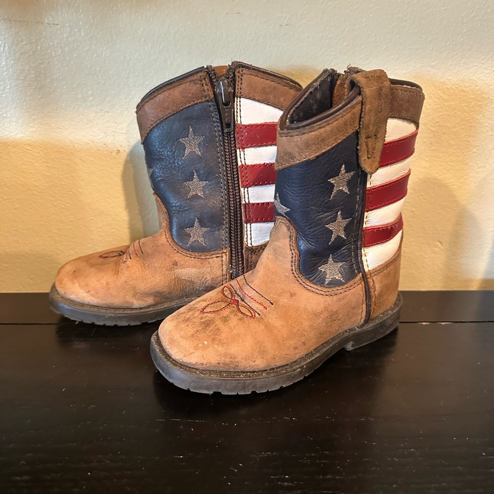 Kids' Patriotic Cowboy Boots